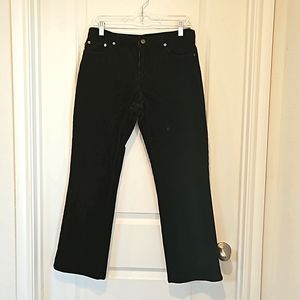 Ralph Lauren Tartan Label black size 6 corduroy pants